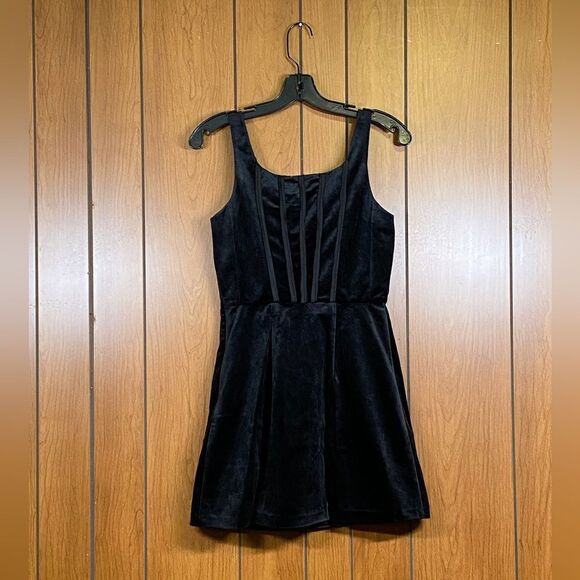 LoveShackFancy Embellished Velvet Corset Minidress size 2 - Picture 9 of 14